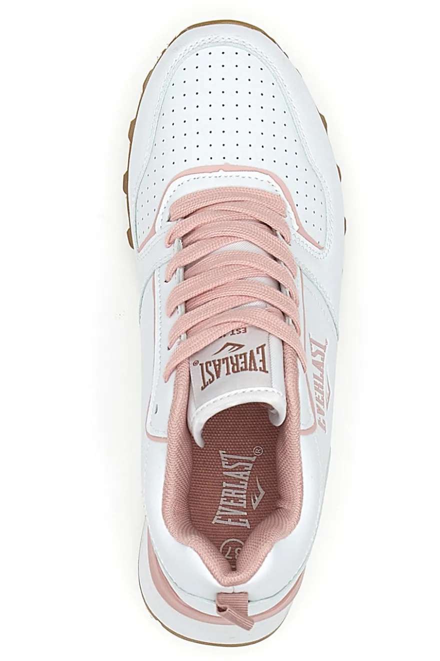Sneakers Bianche e Rosa Con Platform Everlast Ev129