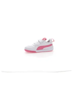 Sneakers Bianche e Rosa Con Strappi in Velcro Puma Multiflex Sl V Inf