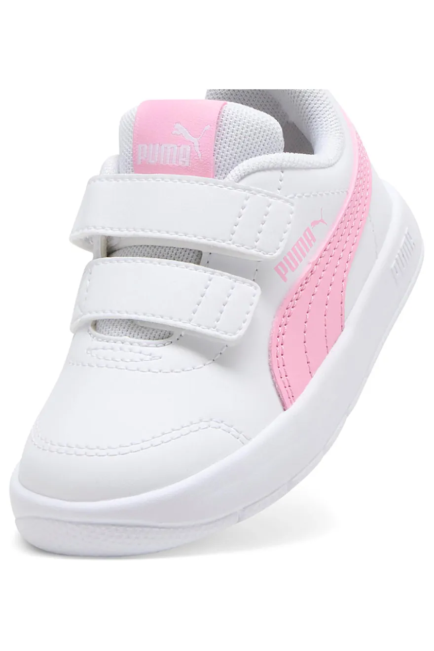 Sneakers Bianche e Rosa Con Strappi Puma Courtflex V3 V Inf