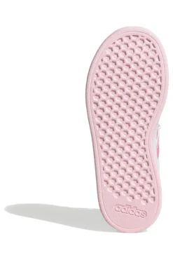 Sneakers Bianche e Rosa Con Strappo In Velcro Adidas Grand Court 2 El C