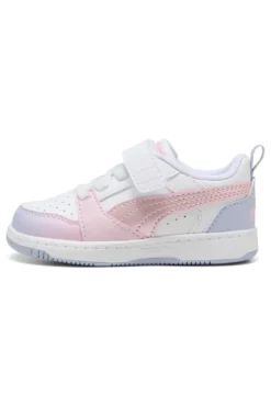 Sneakers bianche e rosa Puma Rebound V6 Lo Blurry Dreams AC+ Inf