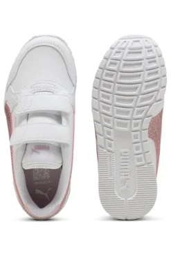 Sneakers Bianche e Rosa Puma St Runner V4 Sl Glitter V Ps