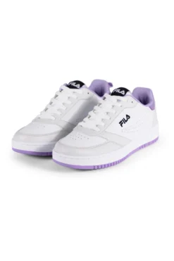 Sneakers Bianche e Suola Lilla Fila Raga Wmn
