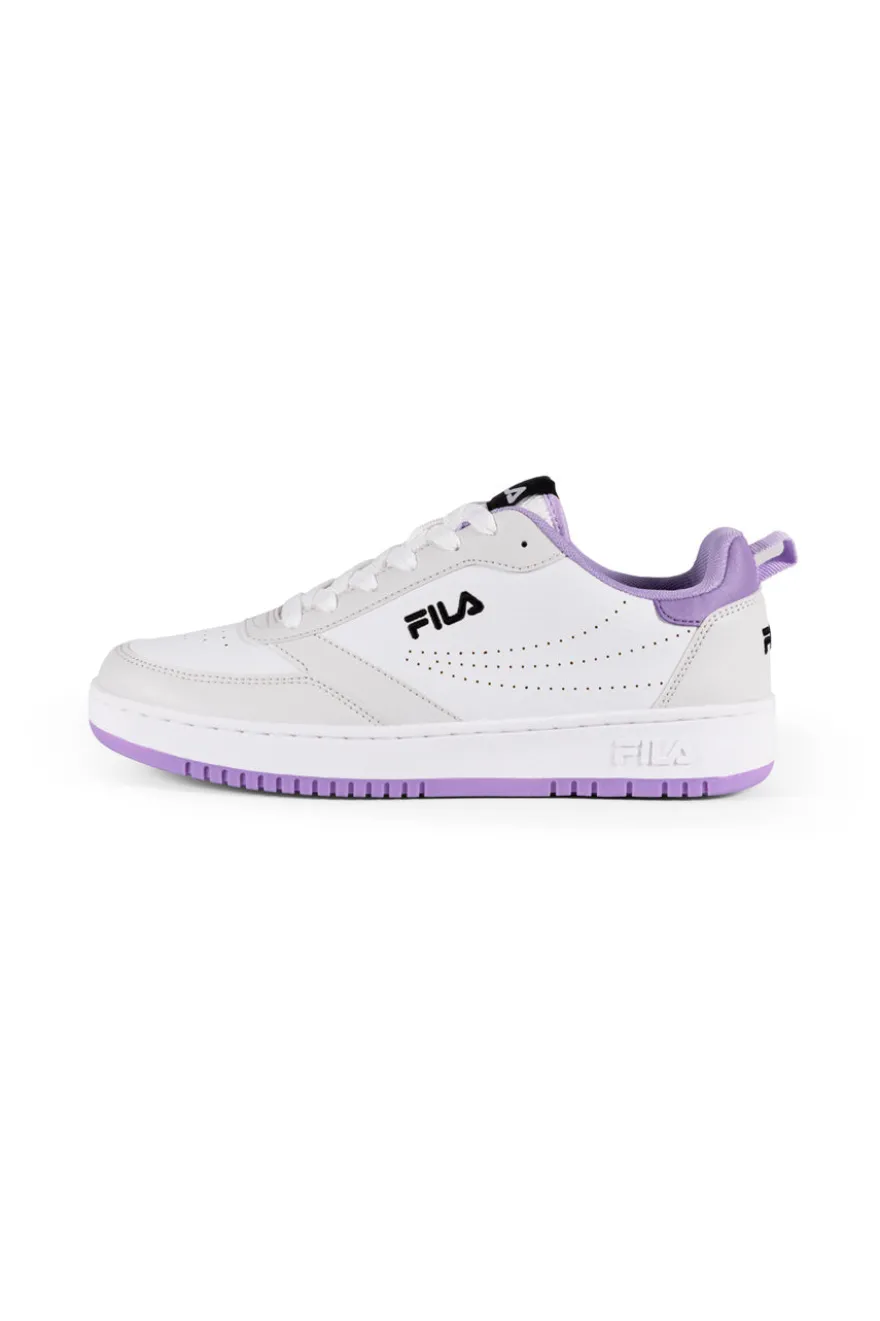 Sneakers Bianche e Suola Lilla Fila Raga Wmn