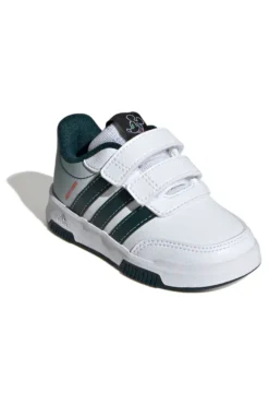 Sneakers bianche e verdi con dettagli Mickey Adidas Tensaur Mickey CFI