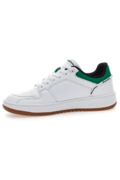 Sneakers Bianche e Verdi Con Logo Laterale Champion RD18 2 LOW