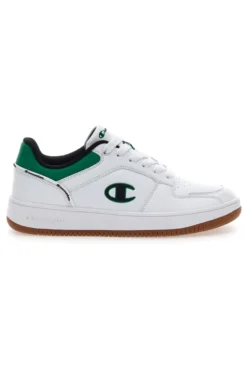 Sneakers Bianche e Verdi Con Logo Laterale Champion RD18 2 LOW