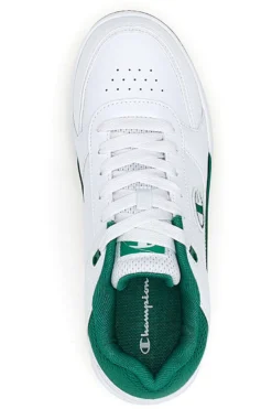 Sneakers Bianche e Verdi con Tomaia Traforata CHAMPION RD18 HERITAGE LOW