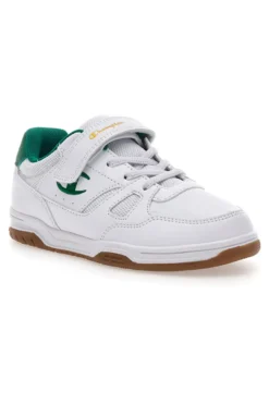 Sneakers Bianche e Verdi con Velcro CHAMPION CLY 87 B PS