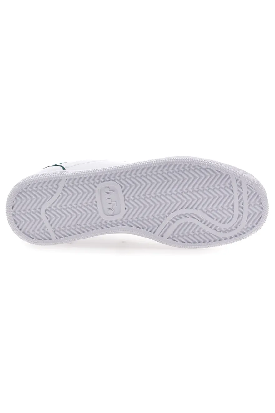 Sneakers bianche e verdi Diadora Viento Indoor