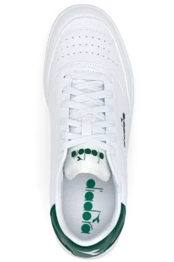 Sneakers bianche e verdi Diadora Viento Indoor