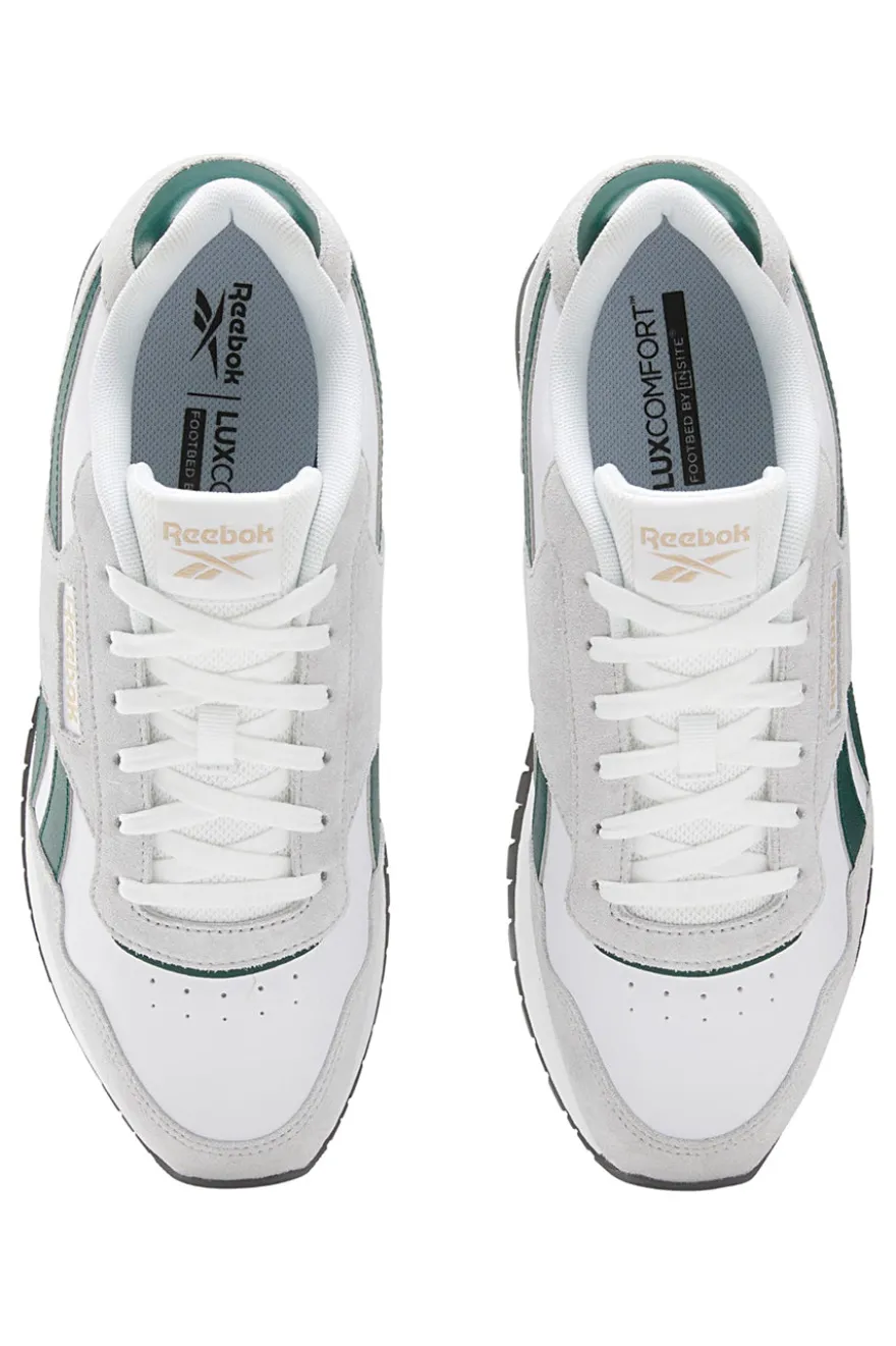 Sneakers Bianche e Verdi Reebok Glide