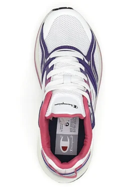 Sneakers Bianche e Viola Con Mesh Champion Vibe