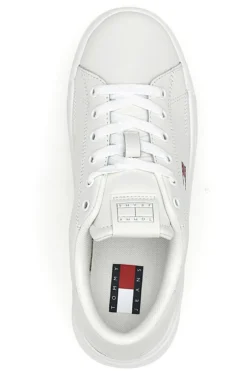 Sneakers bianche flatform cupsole Tommy jeans Tjw Script Cupsole Flatform
