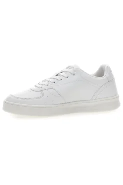Sneakers bianche in materie sintetiche stile basket Champion Newman