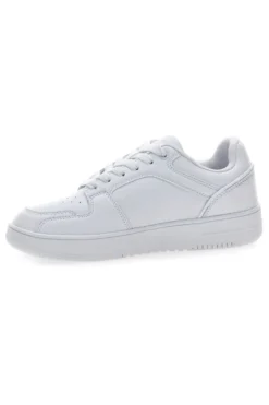 Sneakers bianche in materie sintetiche stile basket Champion RD18 2 Low
