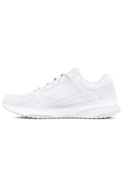 Sneakers bianche in mesh con inserti in pelle Under Armour Edge Leather