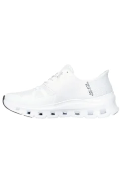 Sneakers bianche in mesh slip-ins con air-cooled memory foam Skechers Glide-Step Pro