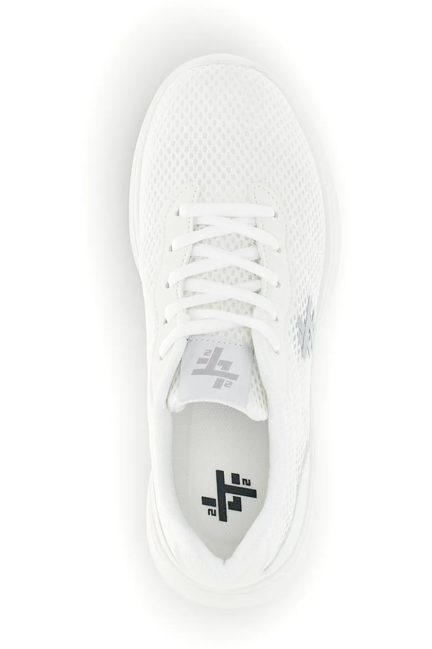 Sneakers bianche in mesh 2t2l 155BK070903