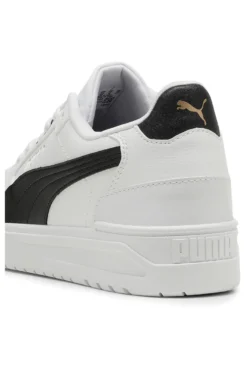 Sneakers bianche in pelle con dettagli neri Puma Shuffle Downtown