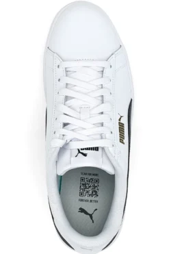 Sneakers bianche in pelle con logo nero Puma Smash 3.0 L