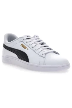 Sneakers bianche in pelle con logo nero Puma Smash 3.0 L