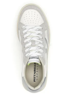 Sneakers bianche in pelle con action leather riciclata Pittarello Capsule BT261130001