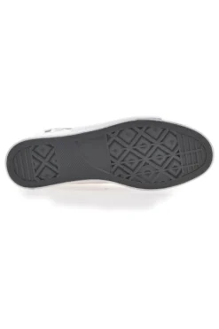 Sneakers Bianche In Tela Leone 40