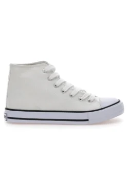 Sneakers Bianche in Tela W Max 5014