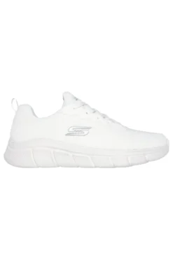 Sneakers bianche knit ammortizzate Skechers Bobs B Flex Chill Edge