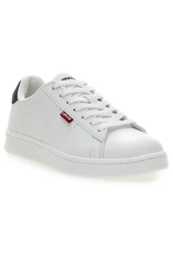 Sneakers bianche lacci e strappo Levi’s Bell JR