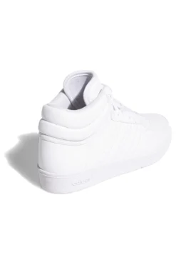 Sneakers bianche mid design pulito Adidas Hoops 4.0 Mid J