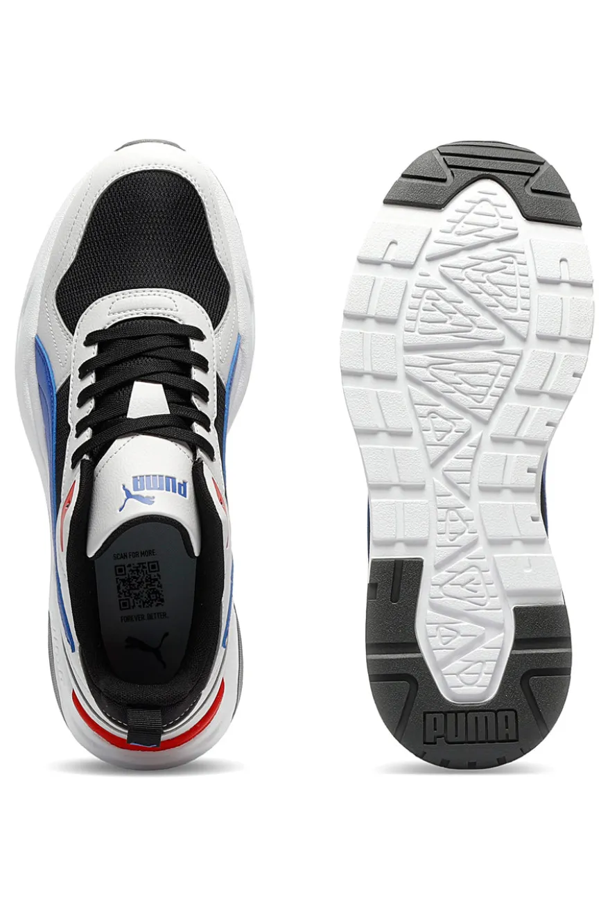 Sneakers bianche nere e blu in mesh Puma Trinity 2 LT