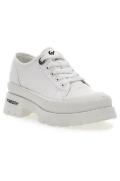 Sneakers Bianche Platform da Donna Freddy 7603