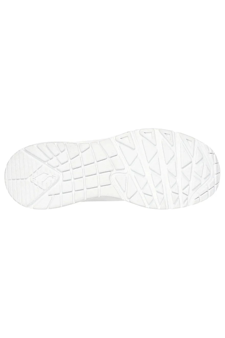 Sneakers Bianche Skechers Street Uno Wedge HI Steps