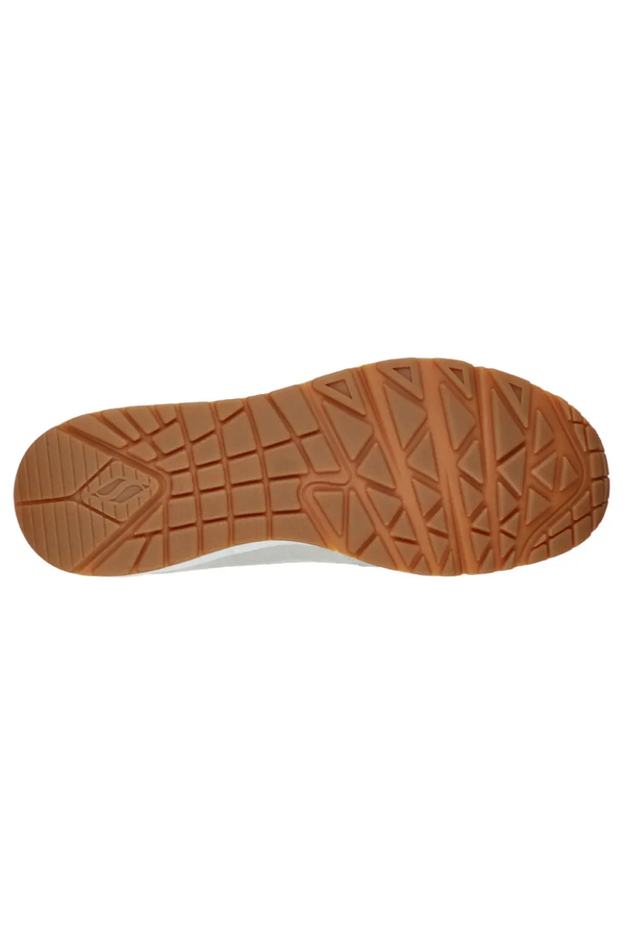 Sneakers Bianche Skechers Uno Stacre