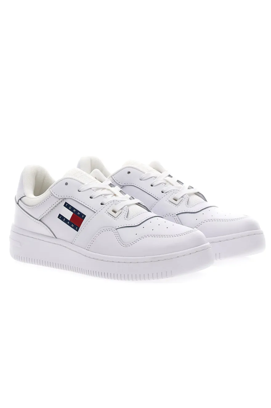 Sneakers Bianche TOMMY JEANS RETRO BASKET ESS