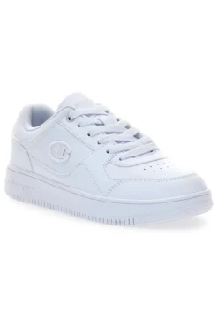 Sneakers bianche total white con logo Champion RD18 LOW B GS