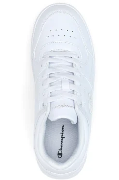Sneakers bianche total white con logo Champion RD18 LOW B GS