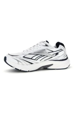 Sneakers bianco con inserti navy e silver Reebok Belwave
