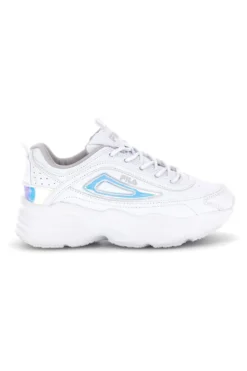 Sneakers bianco con platform e inserti olografici Fila Skye ZP Wmn
