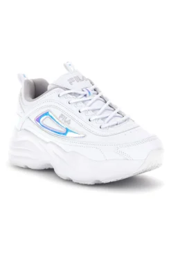 Sneakers bianco con platform e inserti olografici Fila Skye ZP Wmn