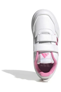 Sneakers Bianco e rosa con strappi Adidas Tensaur Sport 3.0 CF K