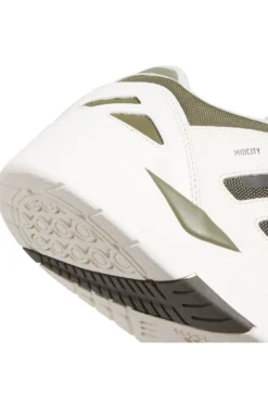 Sneakers bianco e verde Adidas Midcity Low