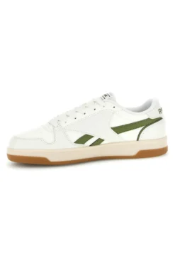 Sneakers bianco e verde rétro con suola in gomma Reebok Match Prime V2