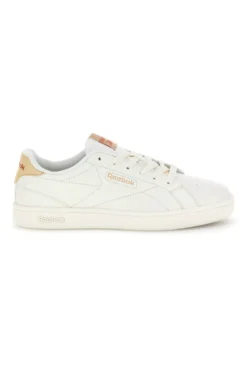Sneakers bianco inserti beige Reebok Court Clean