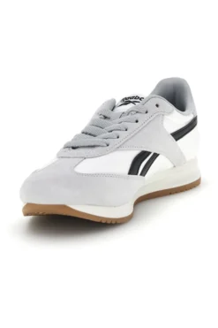 Sneakers bianco in tessuto con inserti grigio chiaro Reebok World 70
