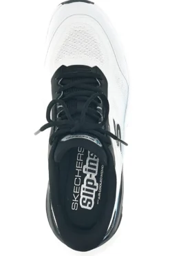 Sneakers bianco Slip Ins in mesh Skechers Skech Cage