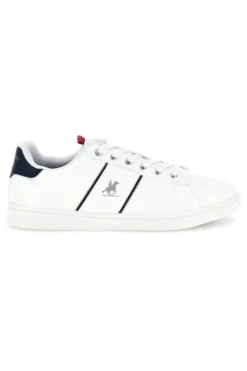 Sneakers bianco stringate con inserti a contrasto U.s. grand polo GPM234001038
