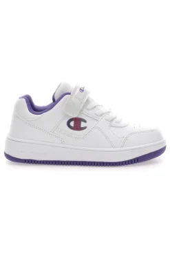 Sneakers bianco tomaia in materiale sintetico Champion Rd18 Low G Ps